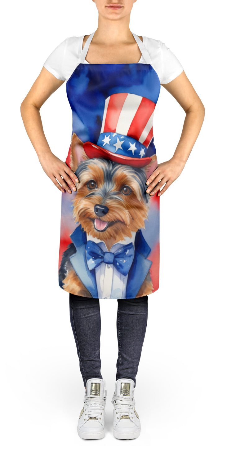 Australian Terrier Patriotic American Apron