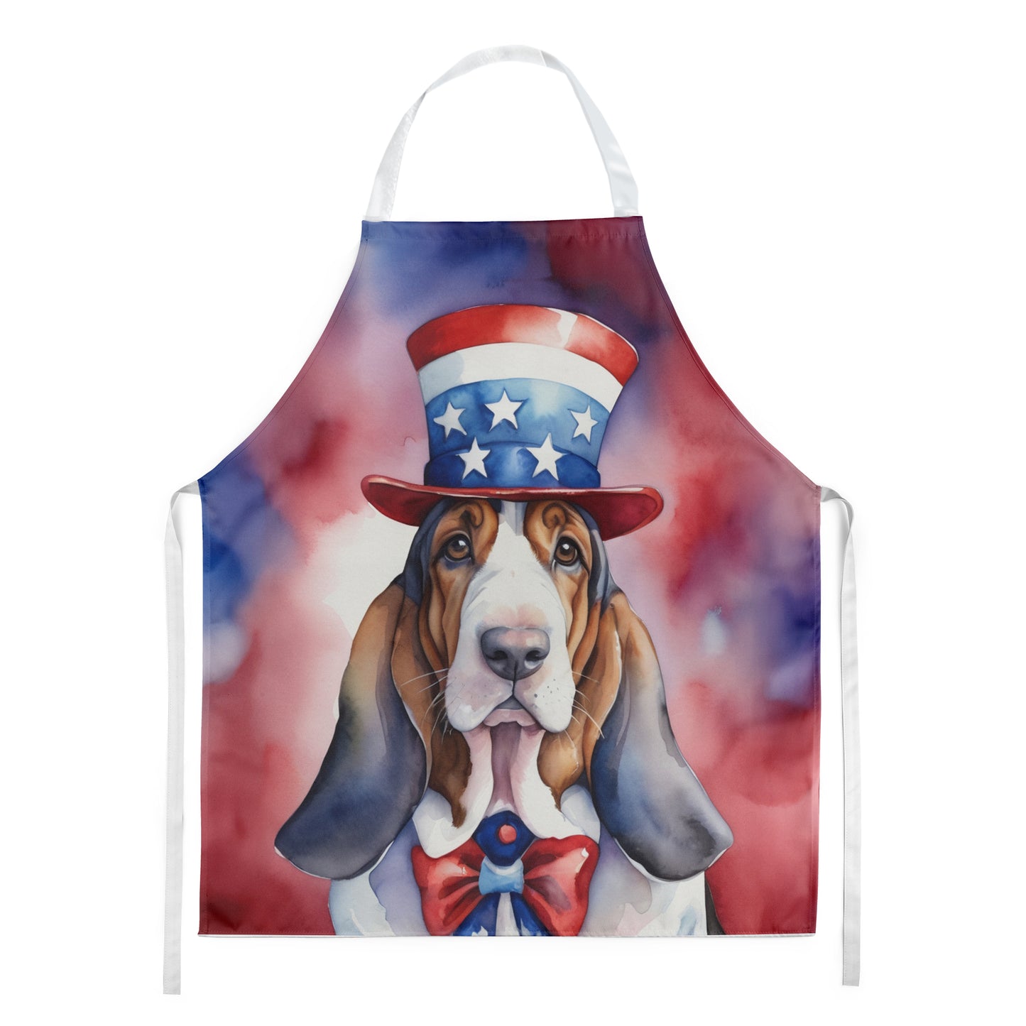 Buy this Basset Hound Patriotic American Apron