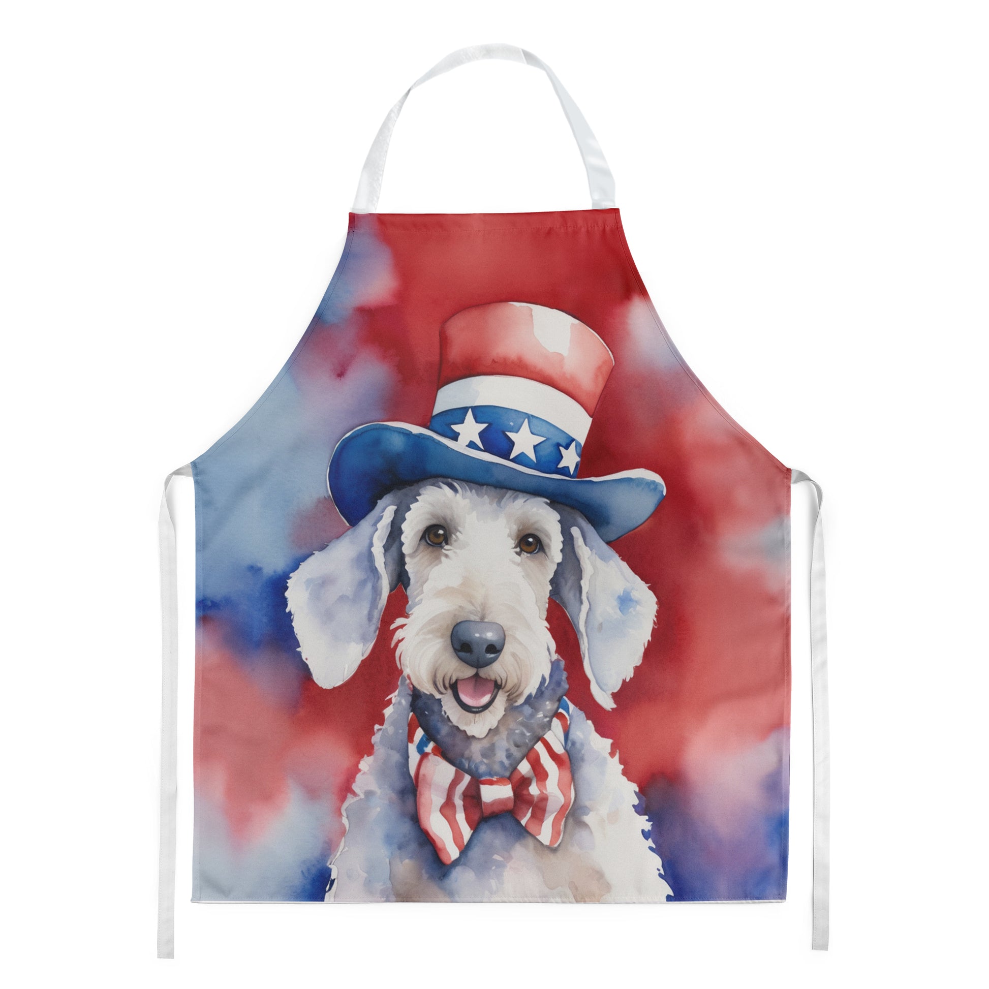 Buy this Bedlington Terrier Patriotic American Apron