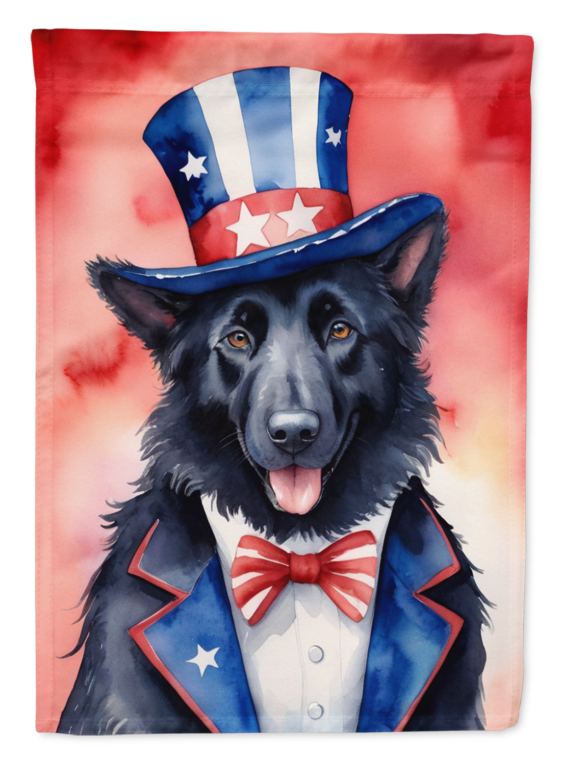 Buy this Belgian Sheepdog Patriotic American Garden Flag