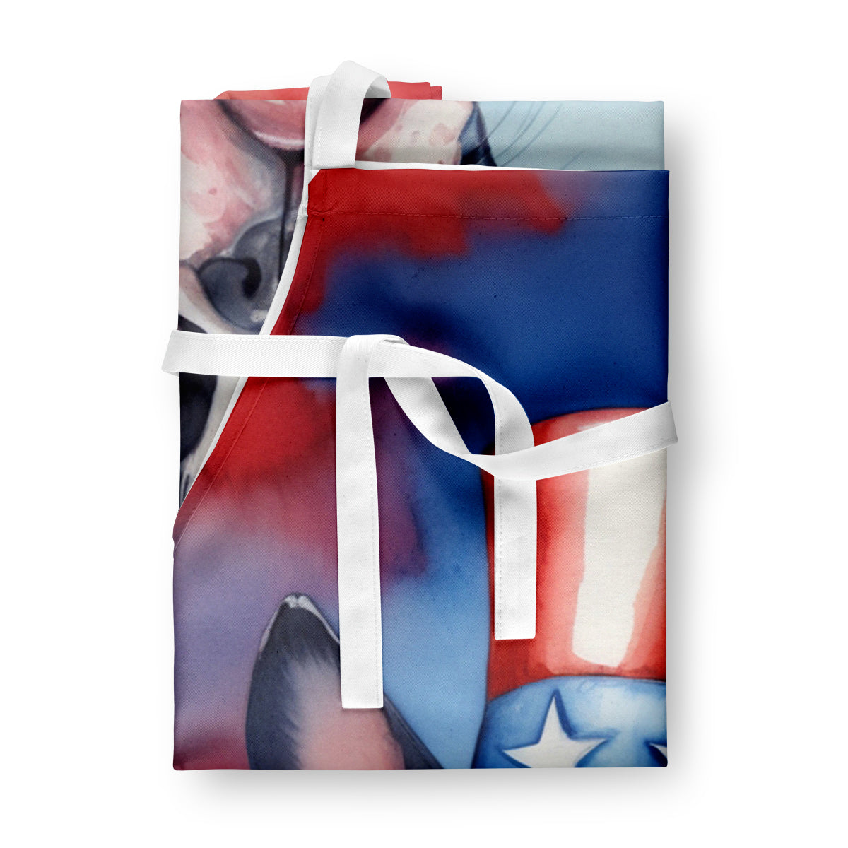 Boston Terrier Patriotic American Apron