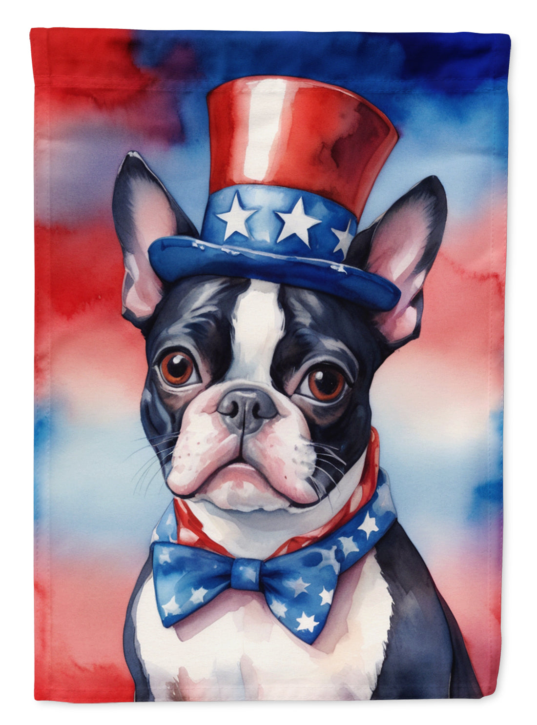 Buy this Boston Terrier Patriotic American Garden Flag