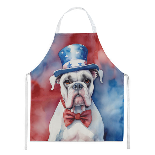 Buy this White Boxer Patriotic American Apron