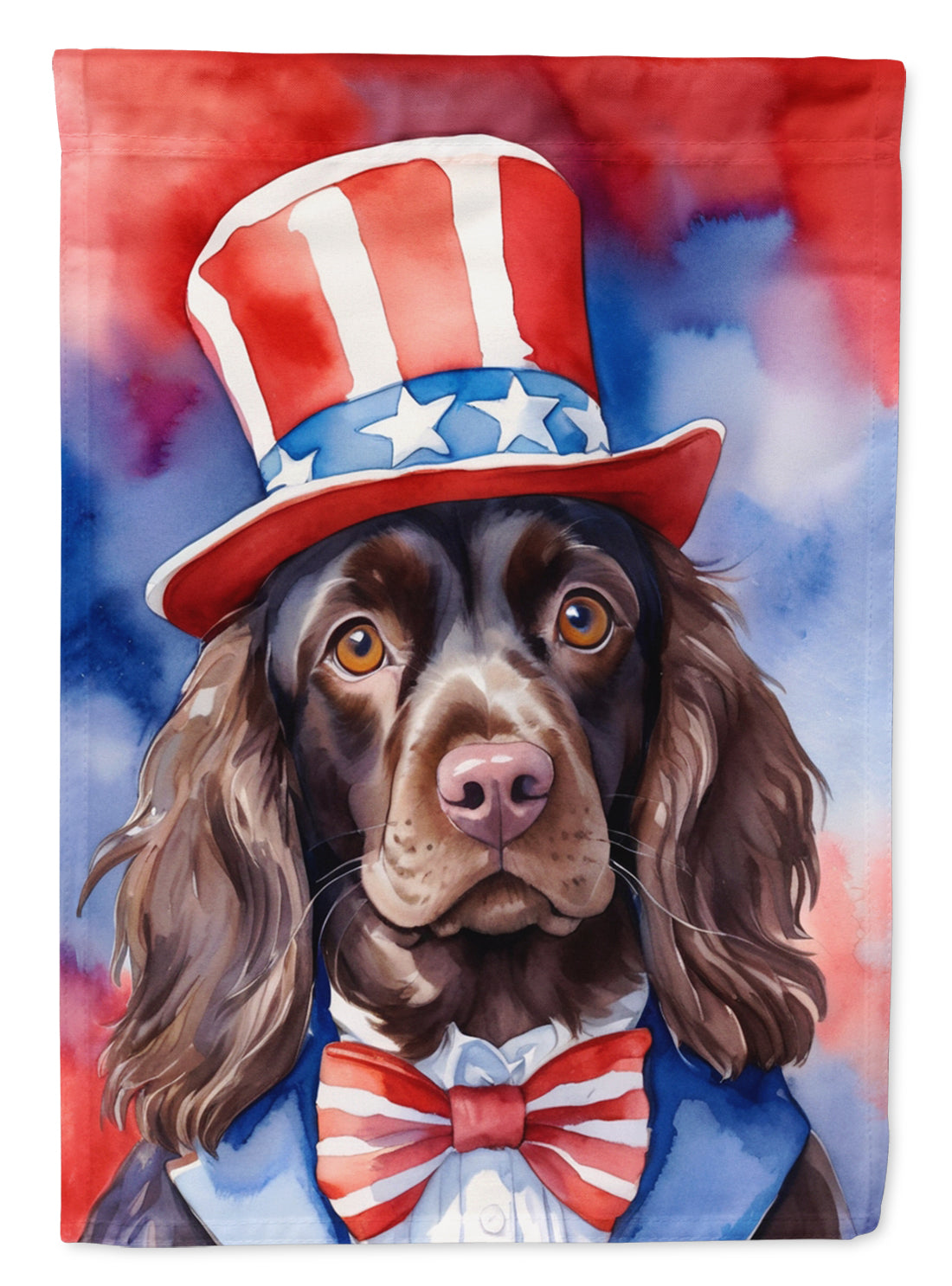 Buy this Boykin Spaniel Patriotic American House Flag