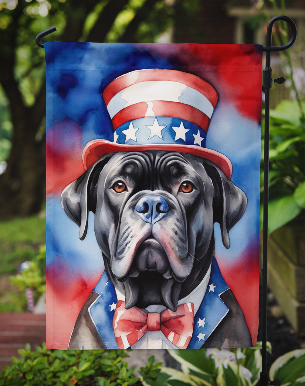 Cane Corso Patriotic American Garden Flag