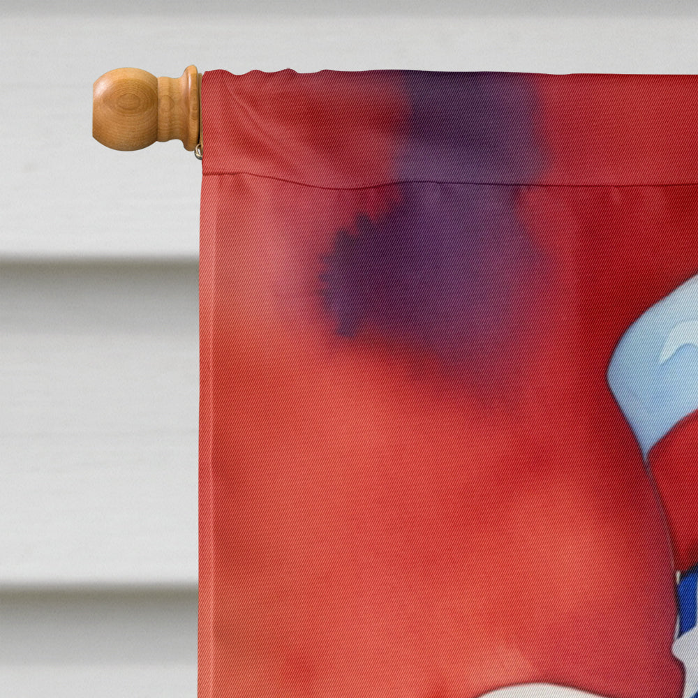 Cavalier Spaniel Patriotic American House Flag