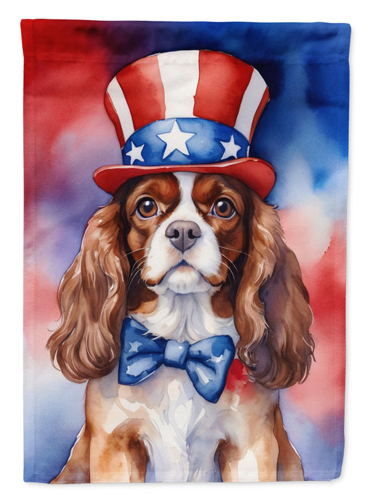 Buy this Cavalier Spaniel Patriotic American House Flag