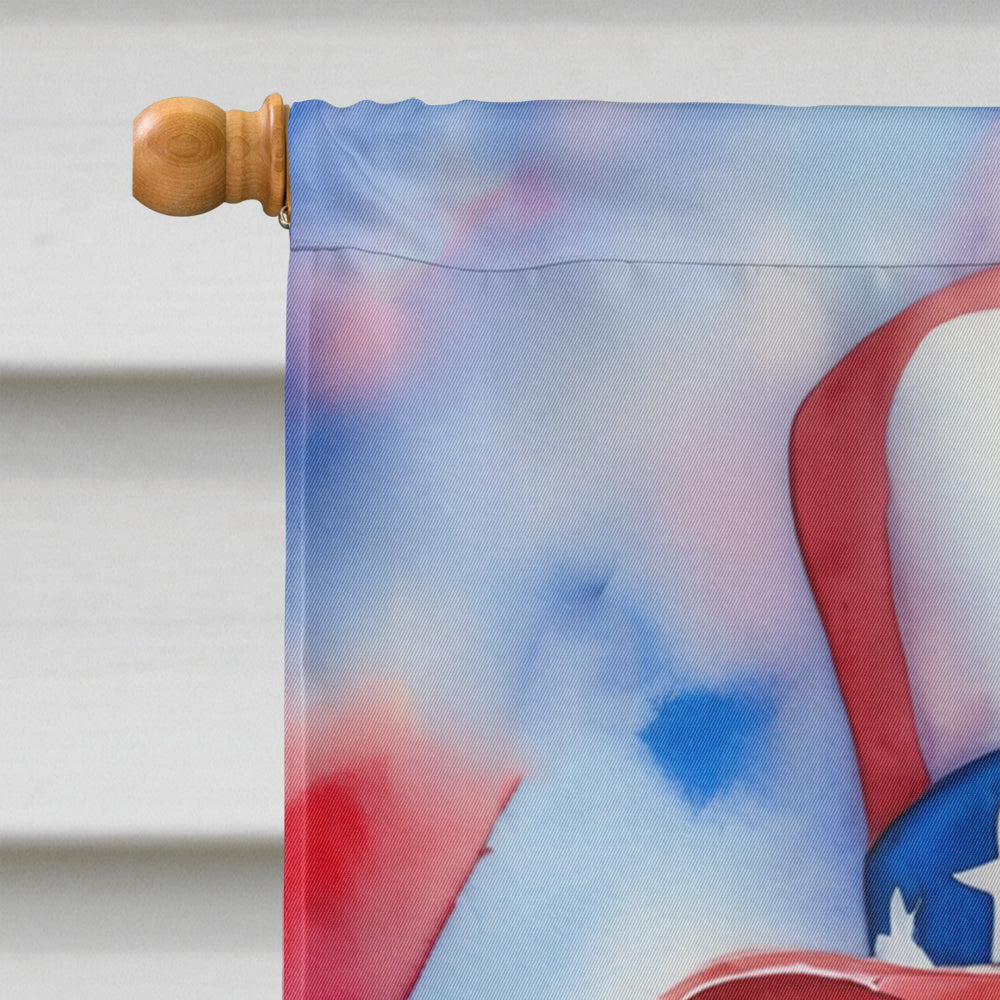 Cocker Spaniel Patriotic American House Flag