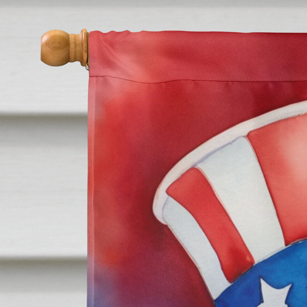 Cocker Spaniel Patriotic American House Flag