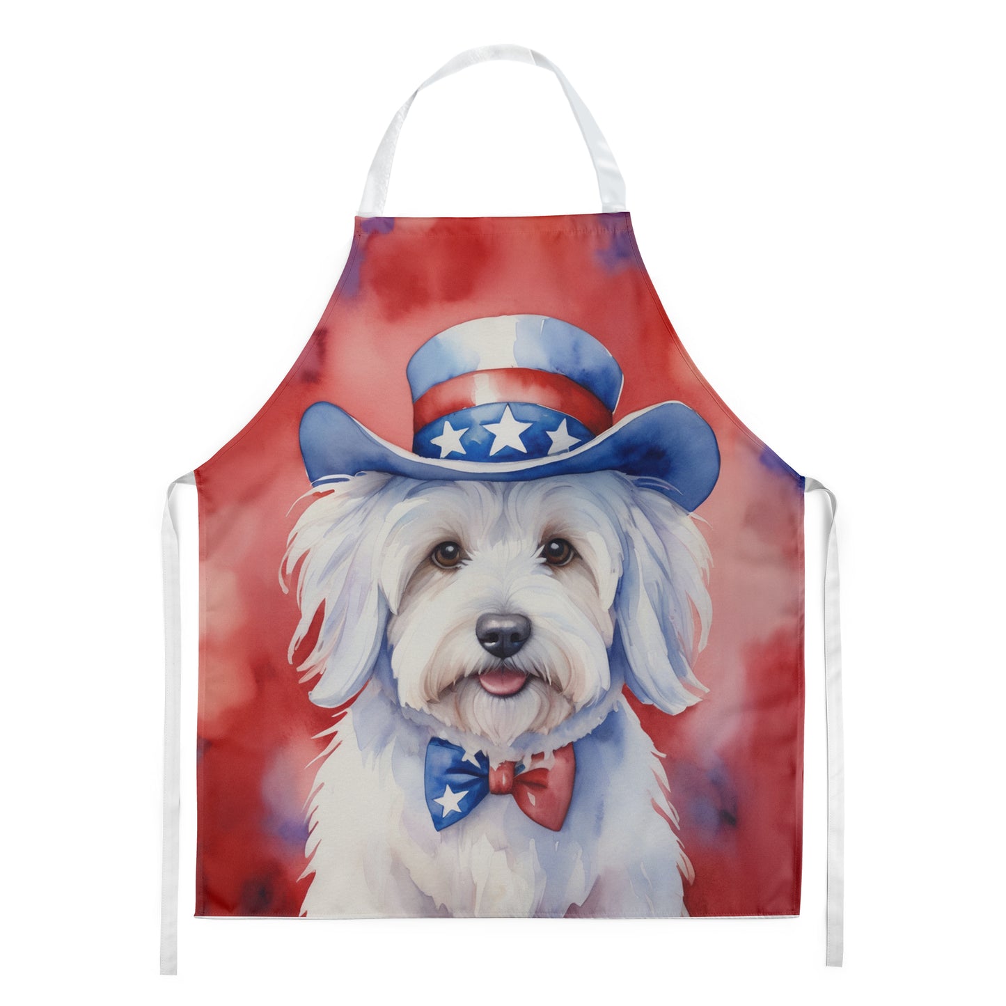 Buy this Coton de Tulear Patriotic American Apron