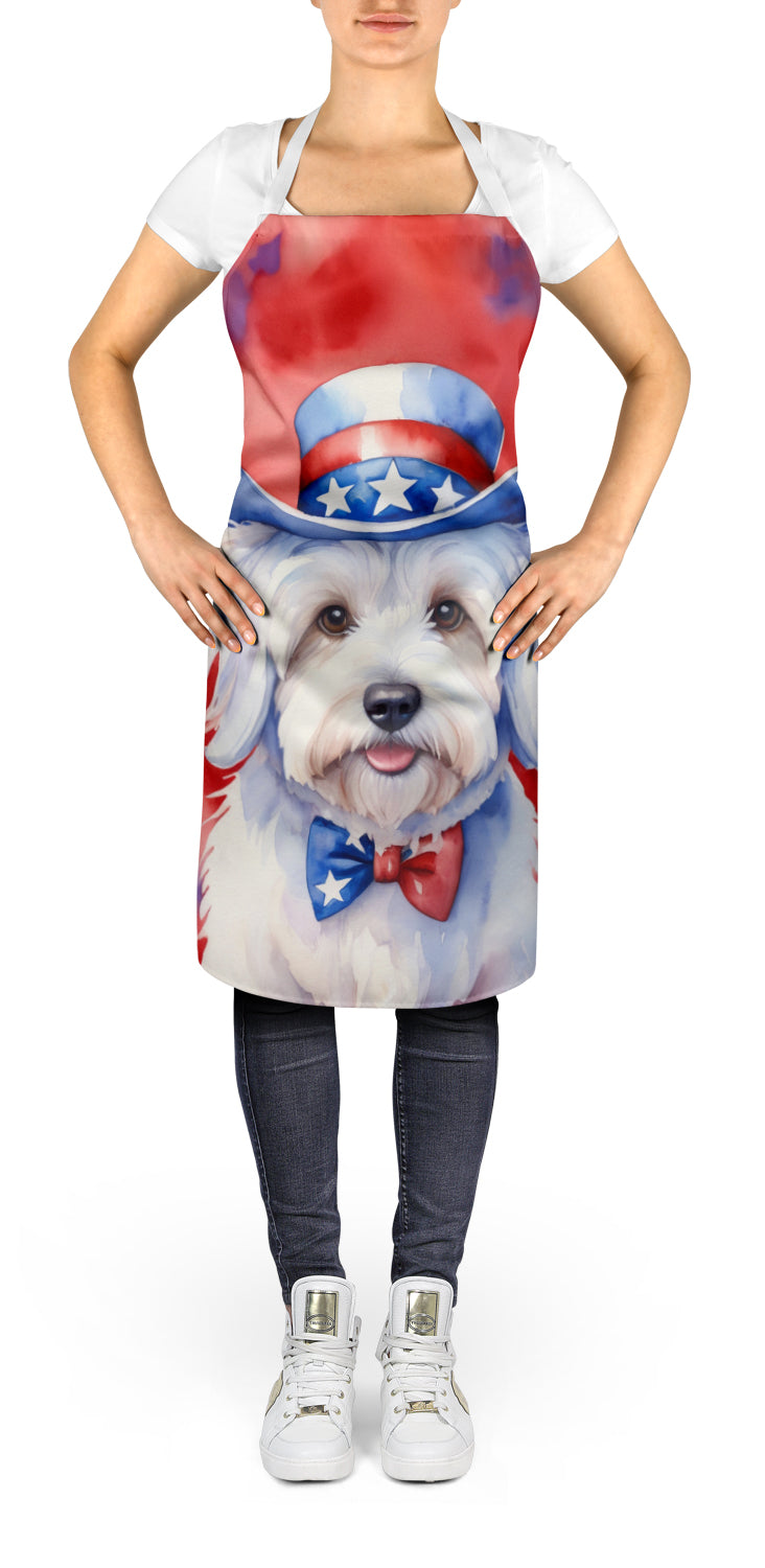 Coton de Tulear Patriotic American Apron