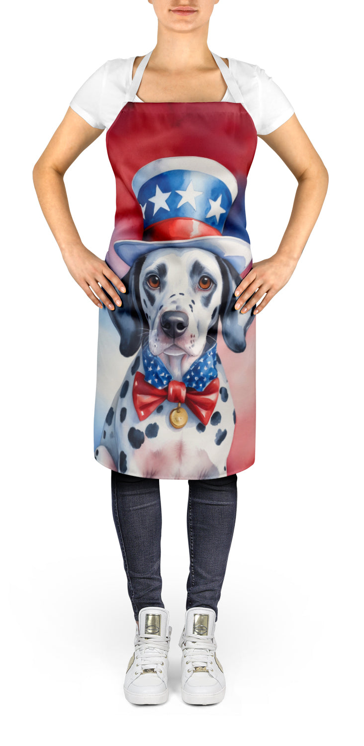 Dalmatian Patriotic American Apron