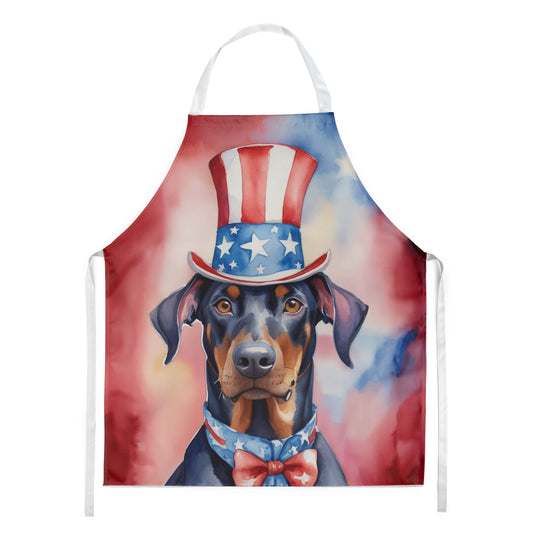 Buy this Doberman Pinscher Patriotic American Apron