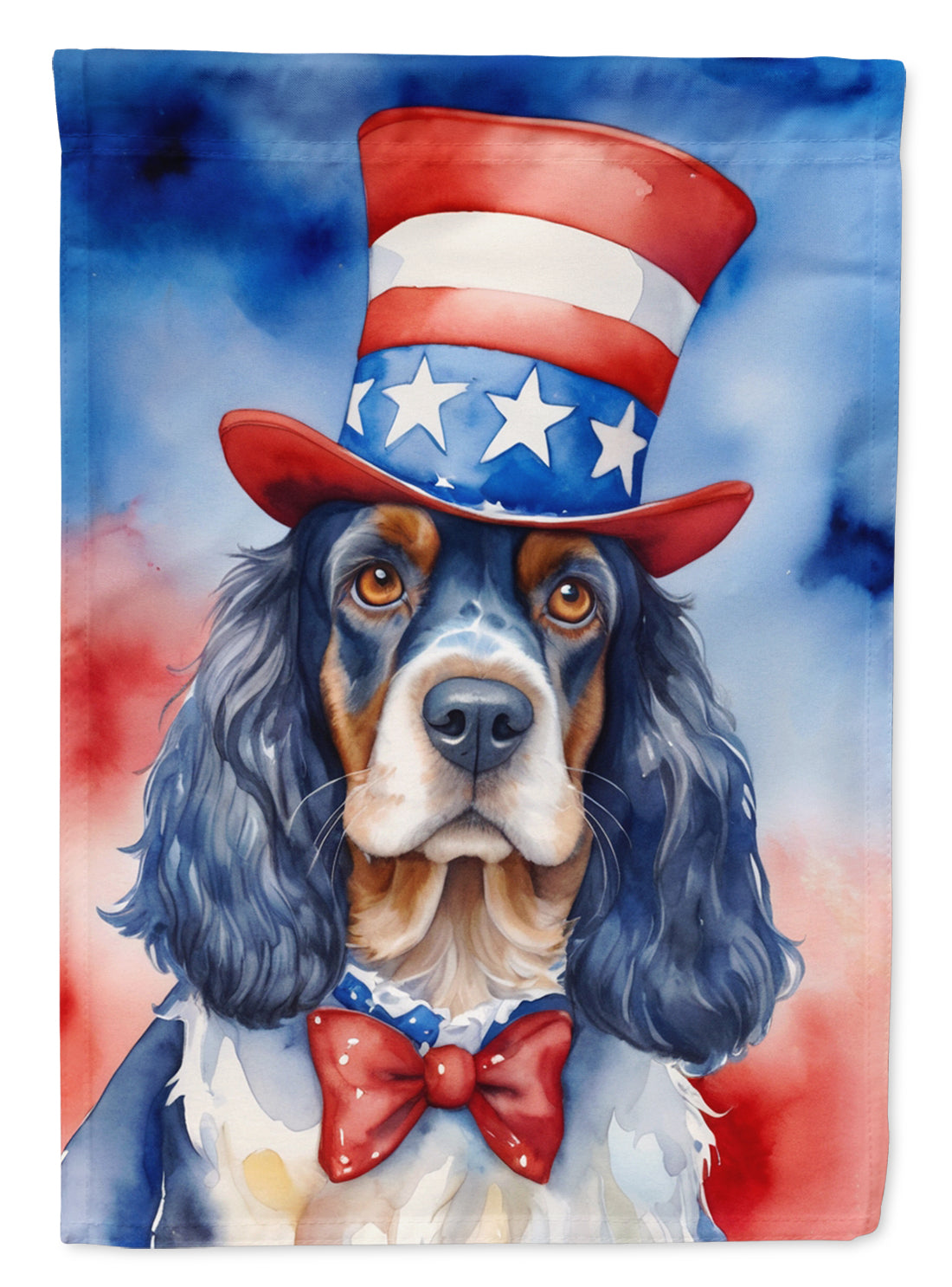 Buy this English Cocker Spaniel Patriotic American House Flag