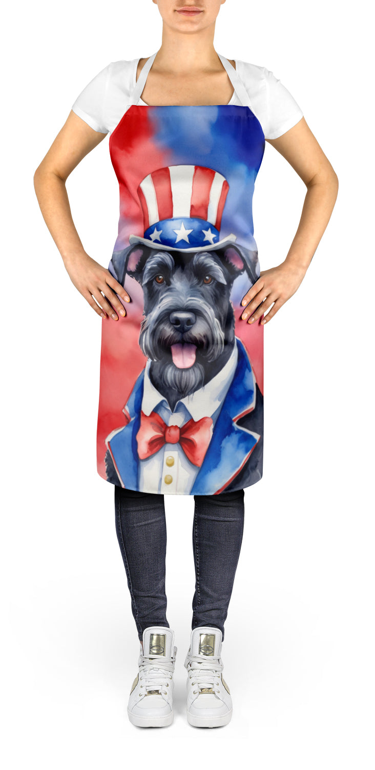 Giant Schnauzer Patriotic American Apron