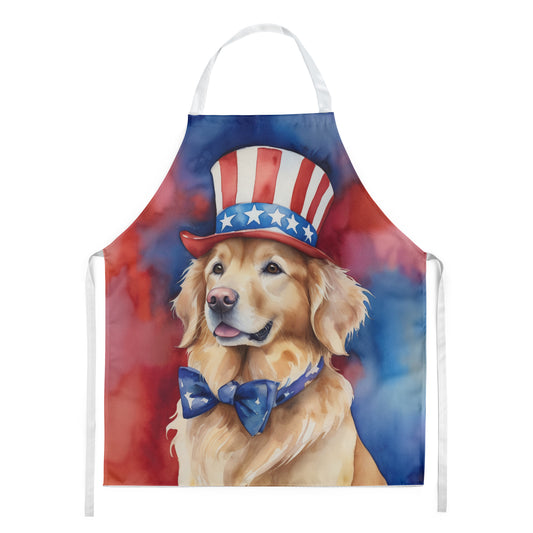 Buy this Golden Retriever Patriotic American Apron