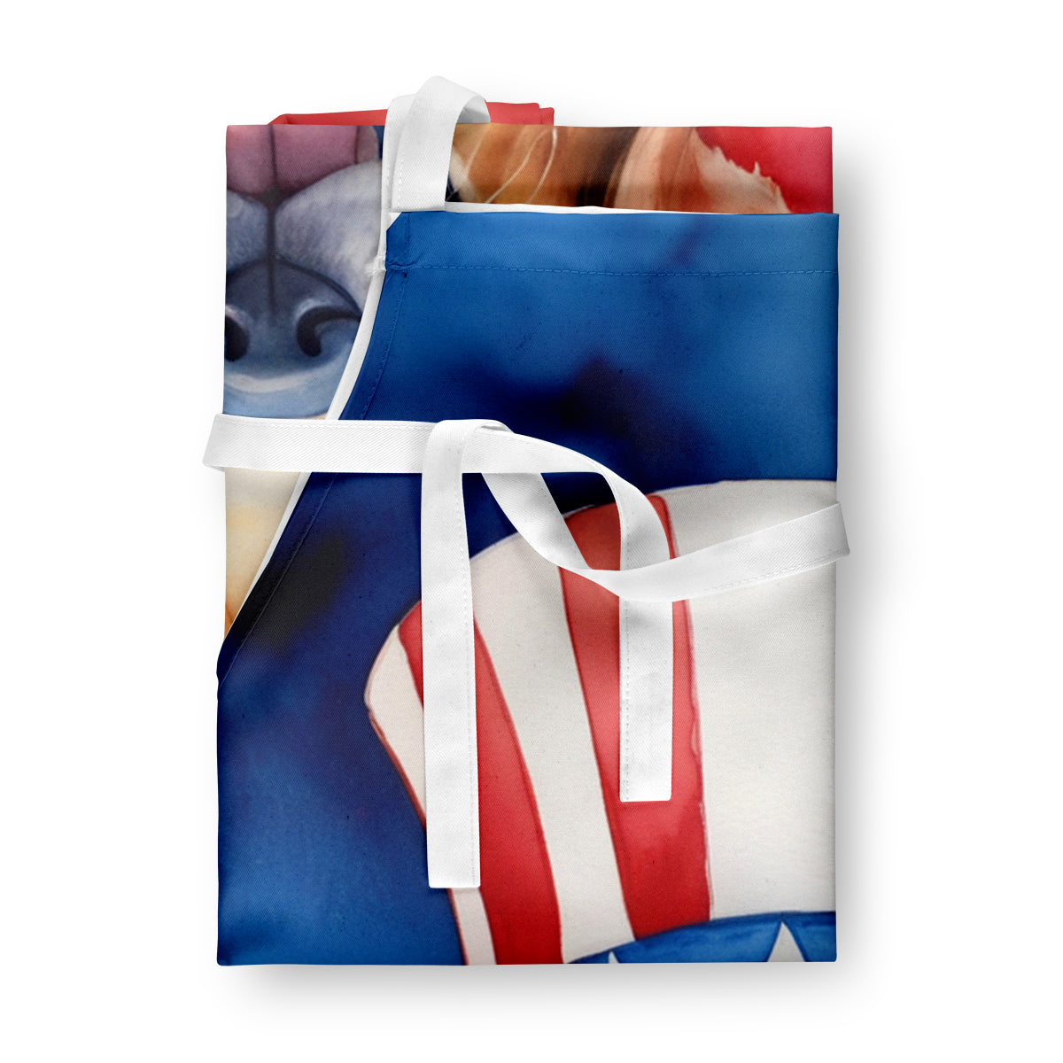 Golden Retriever Patriotic American Apron