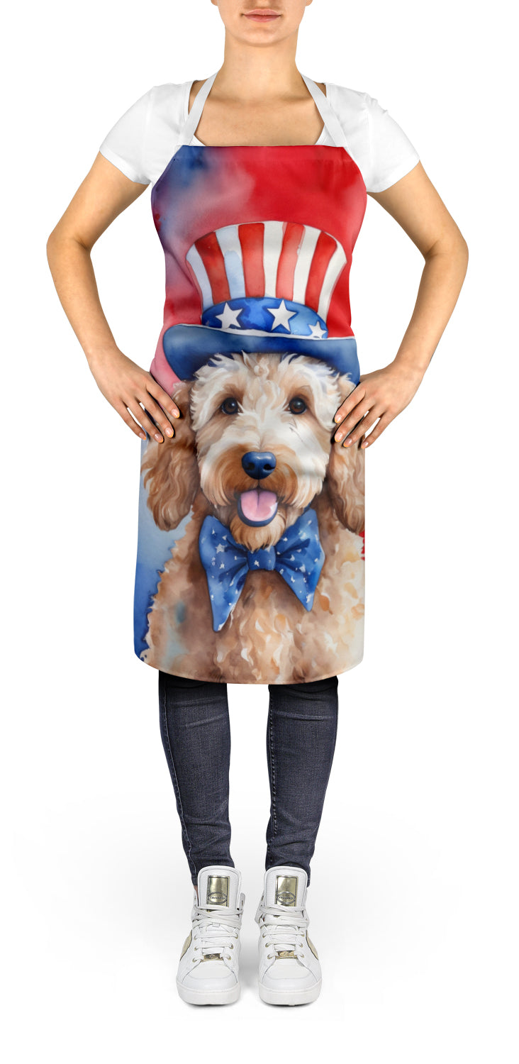 Goldendoodle Patriotic American Apron