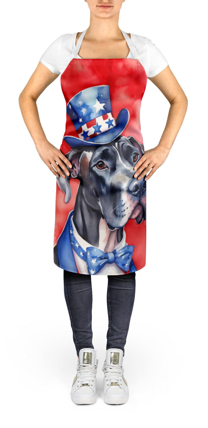 Great Dane Patriotic American Apron