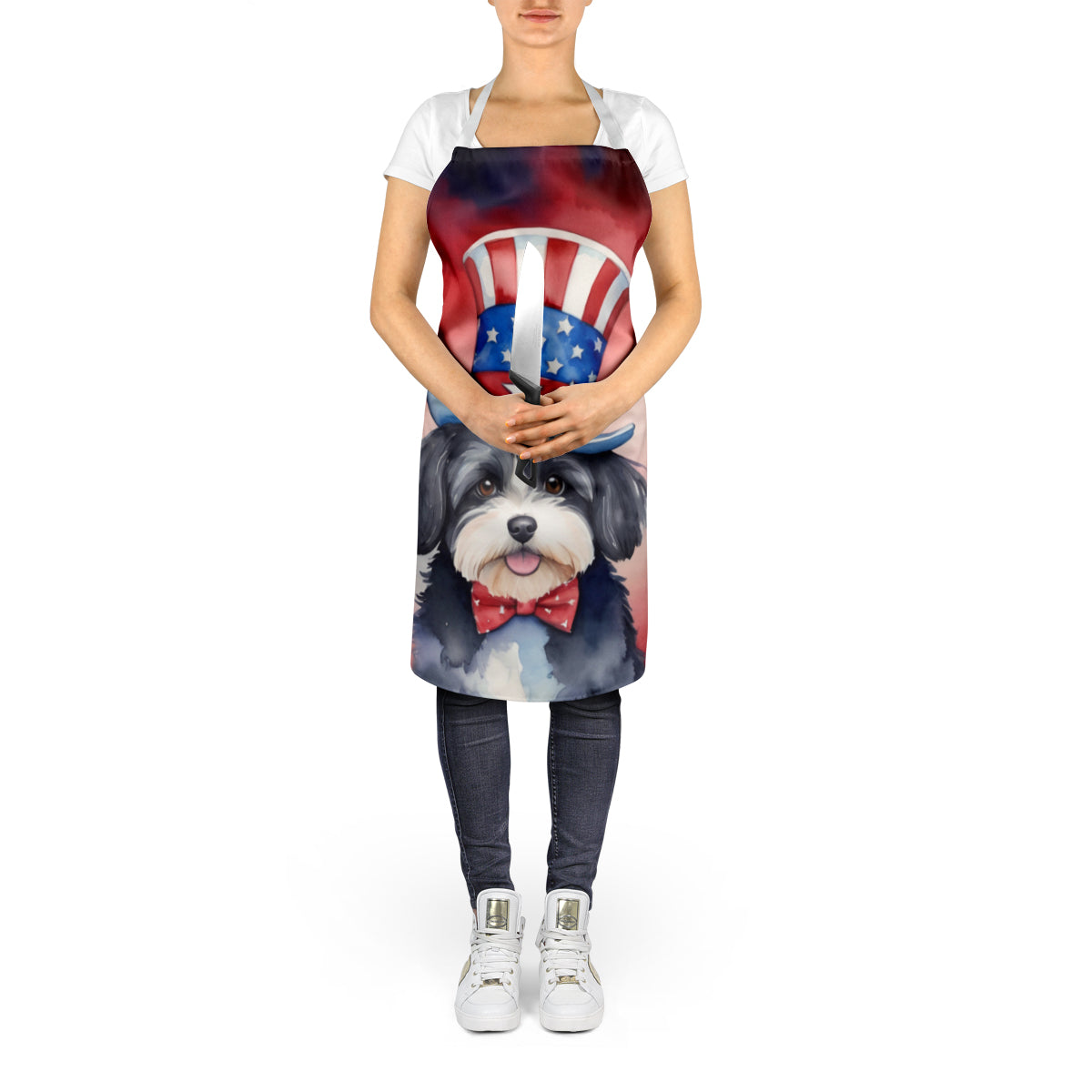 Havanese Patriotic American Apron