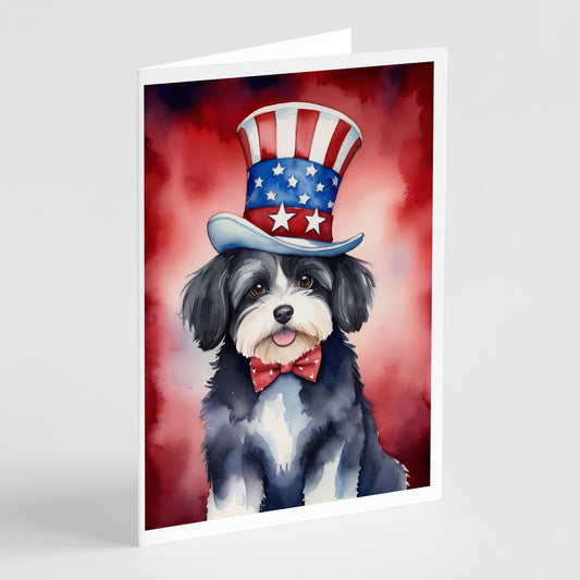 Buy this Havanese Patriotic American Greeting Cards Pack of 8