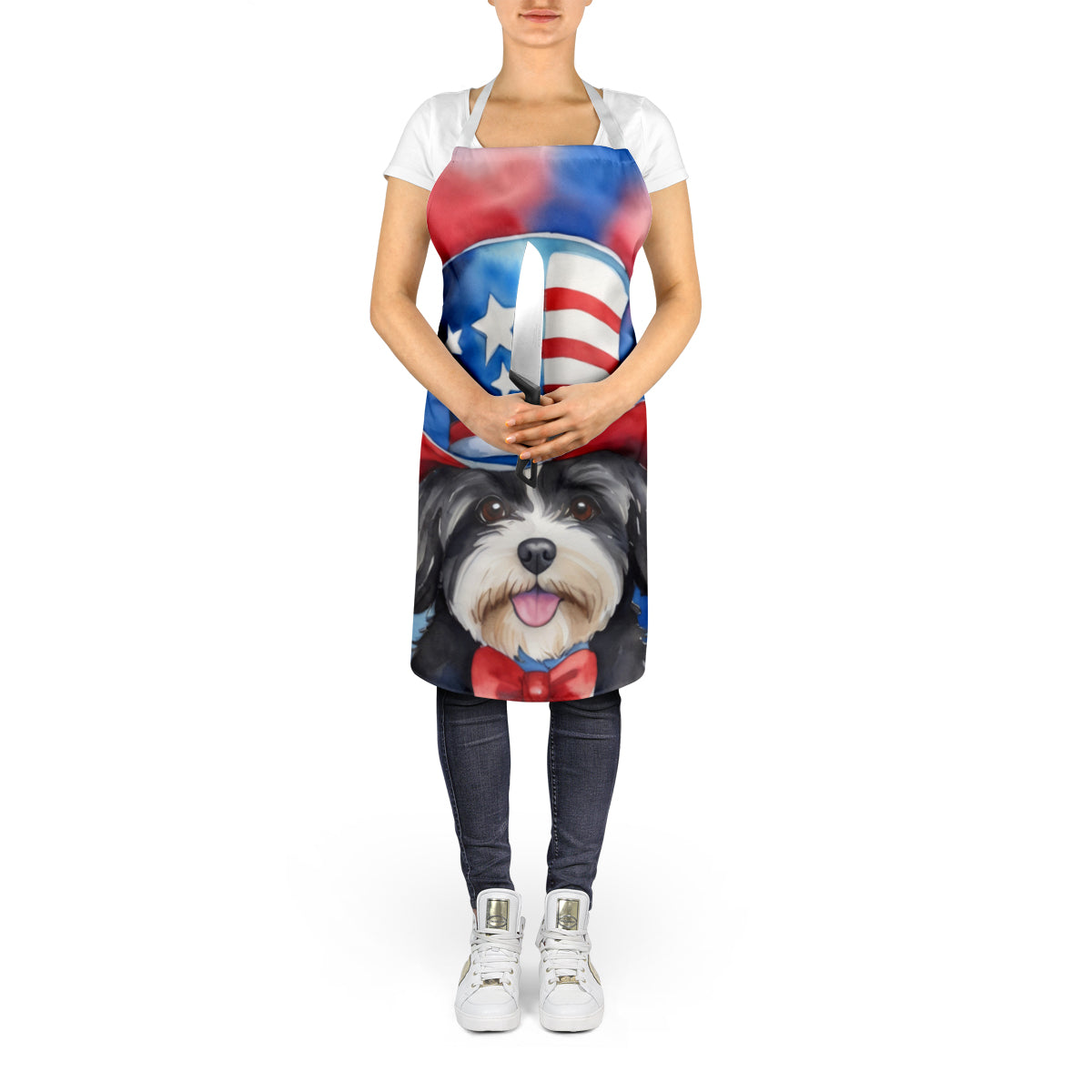 Havanese Patriotic American Apron