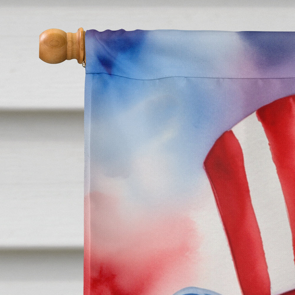 Jack Russell Terrier Patriotic American House Flag