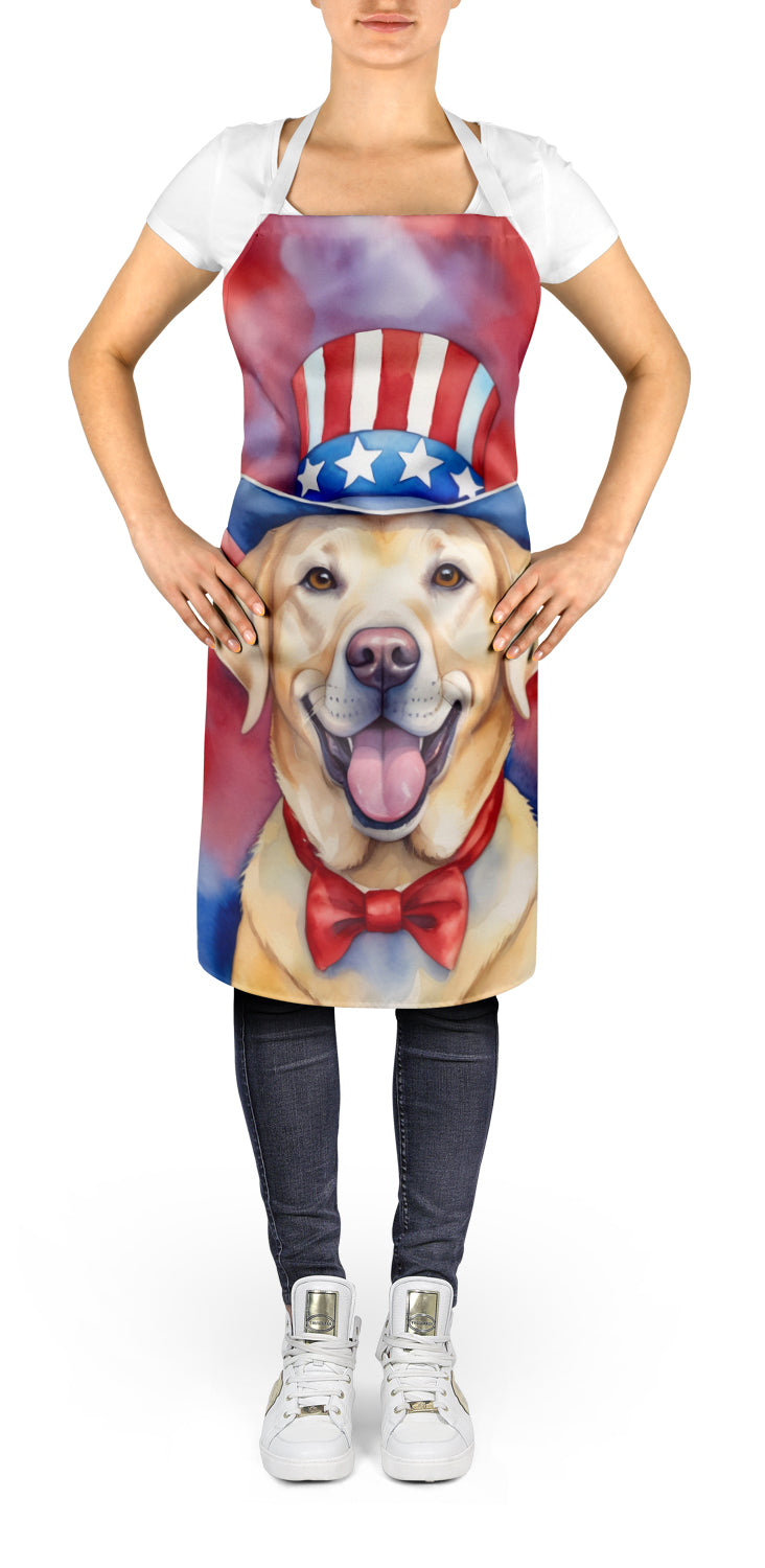 Labrador Retriever Patriotic American Apron