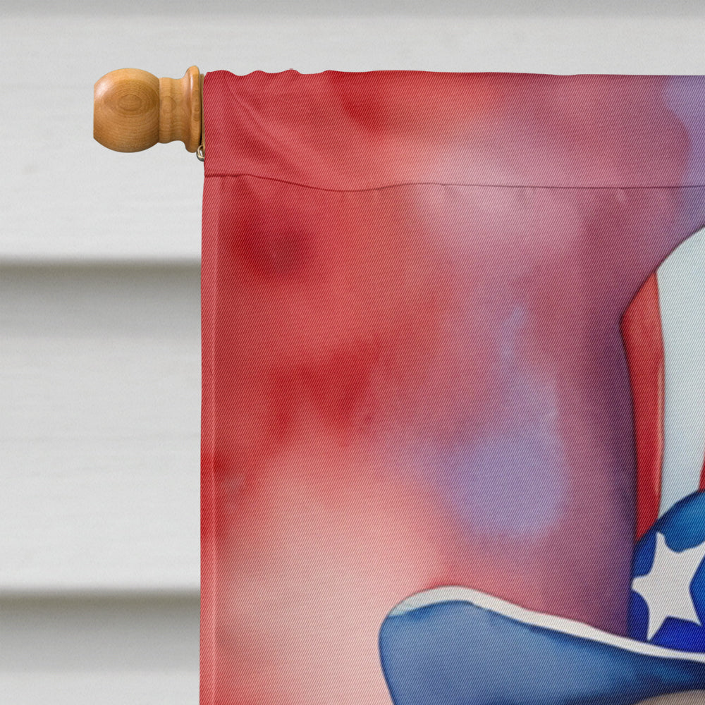 Labrador Retriever Patriotic American House Flag