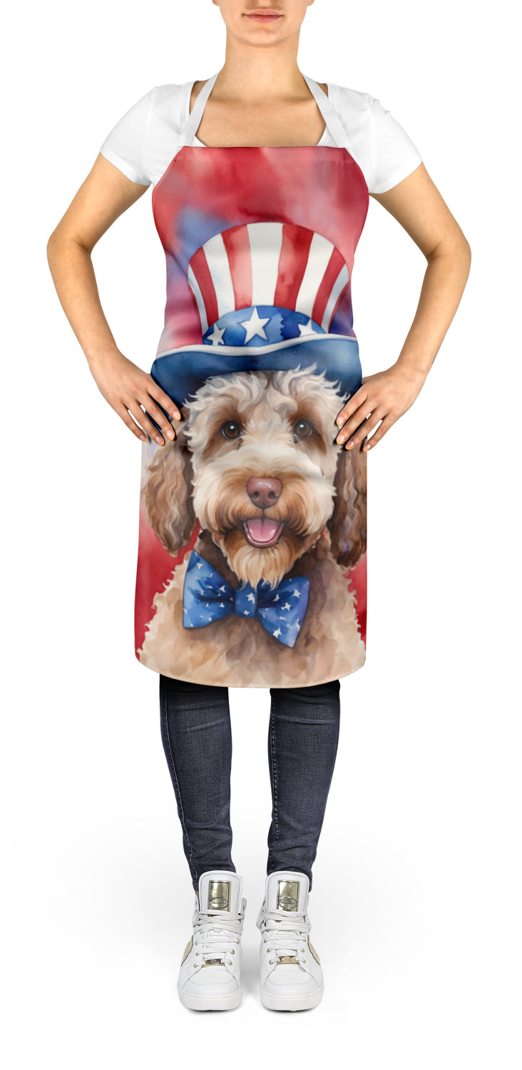 Labradoodle Patriotic American Apron