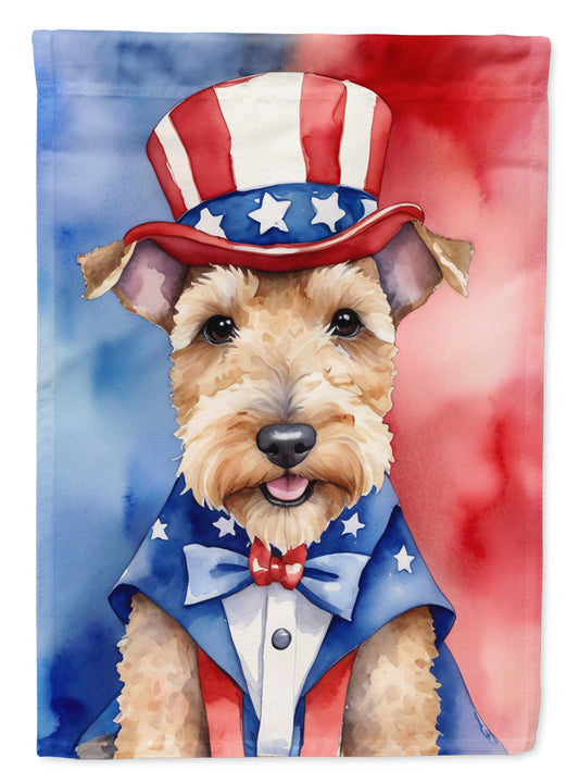 Buy this Lakeland Terrier Patriotic American House Flag