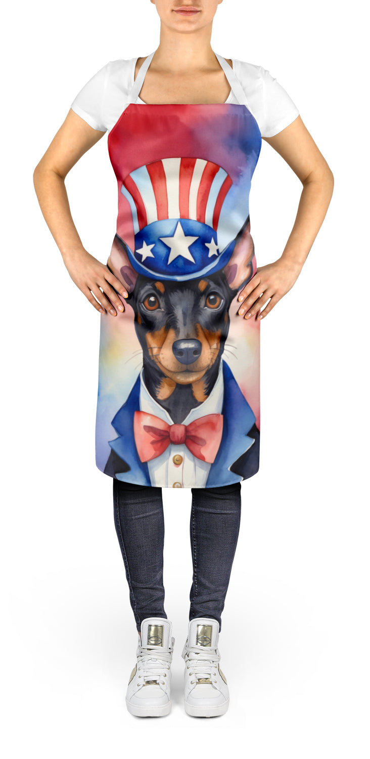 Manchester Terrier Patriotic American Apron