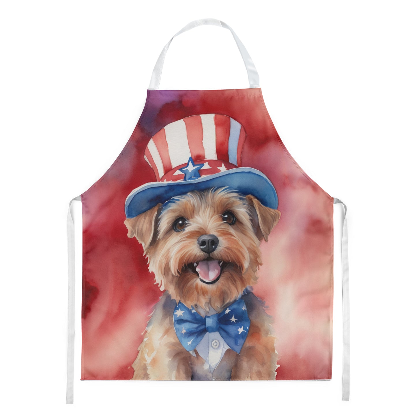 Buy this Norfolk Terrier Patriotic American Apron