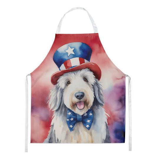 Buy this Old English Sheepdog Patriotic American Apron