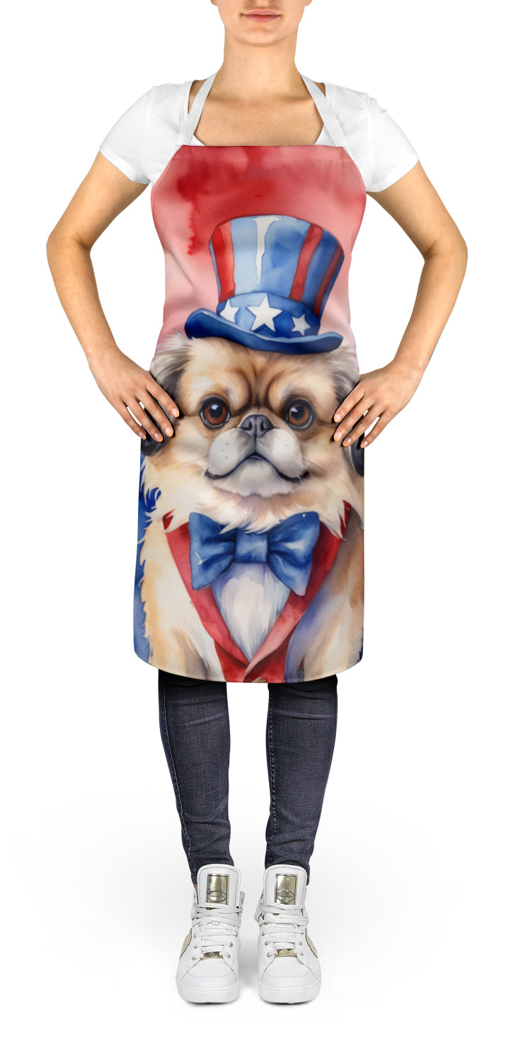 Pekingese Patriotic American Apron