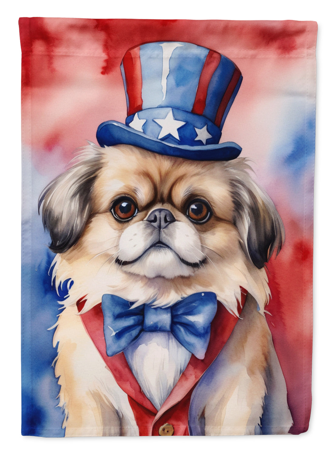 Buy this Pekingese Patriotic American House Flag