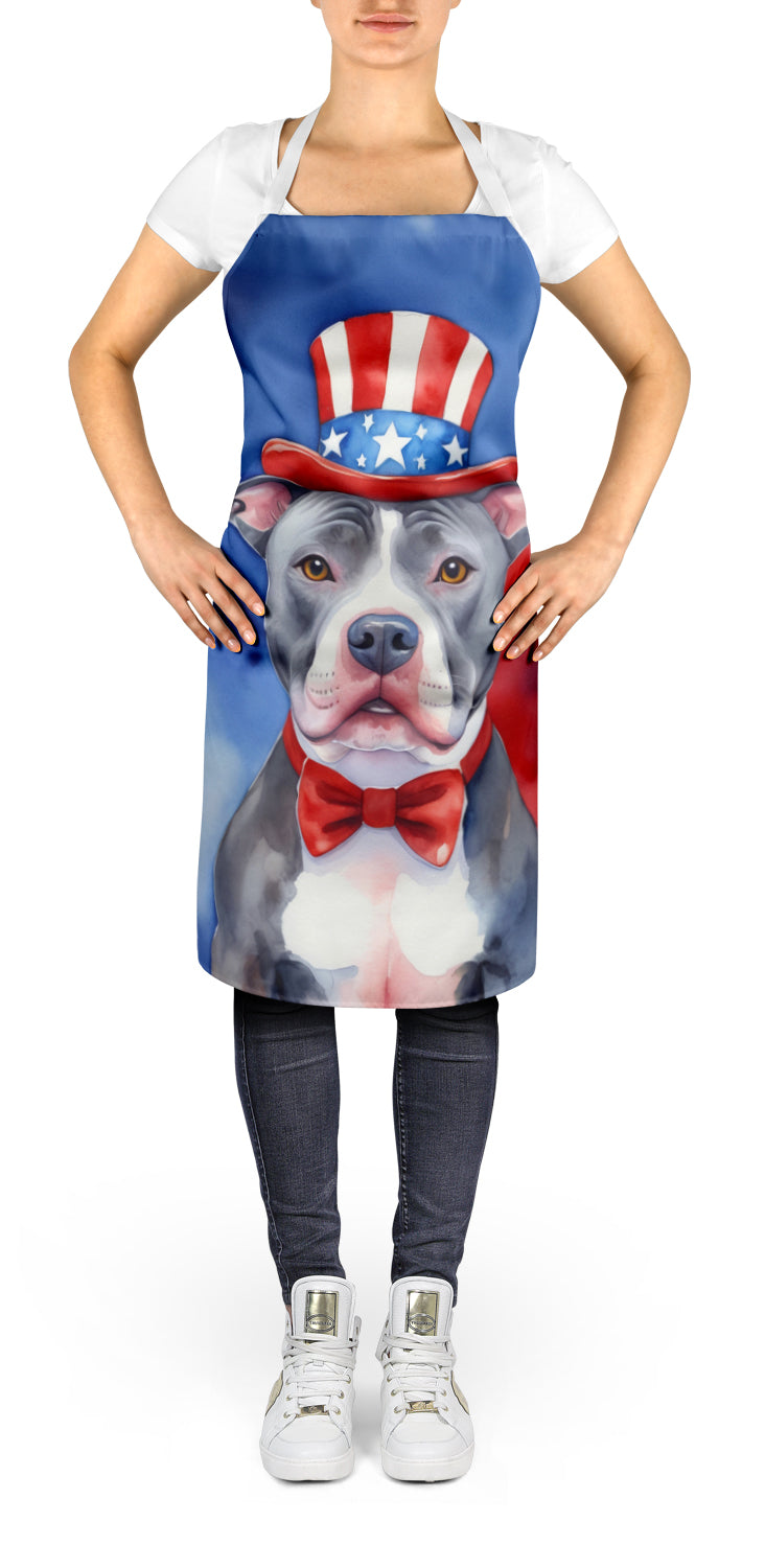 Pit Bull Terrier Patriotic American Apron