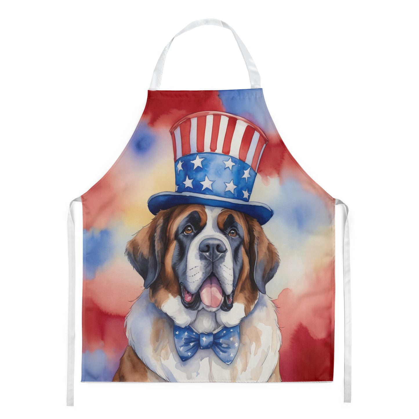 Buy this Saint Bernard Patriotic American Apron