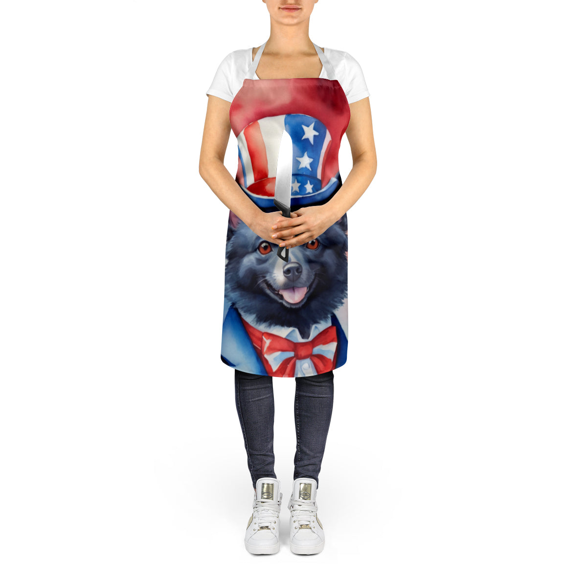 Schipperke Patriotic American Apron