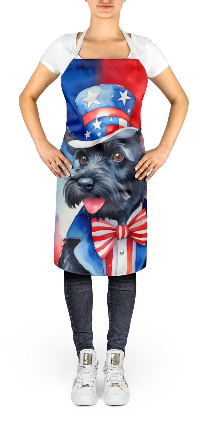 Scottish Terrier Patriotic American Apron