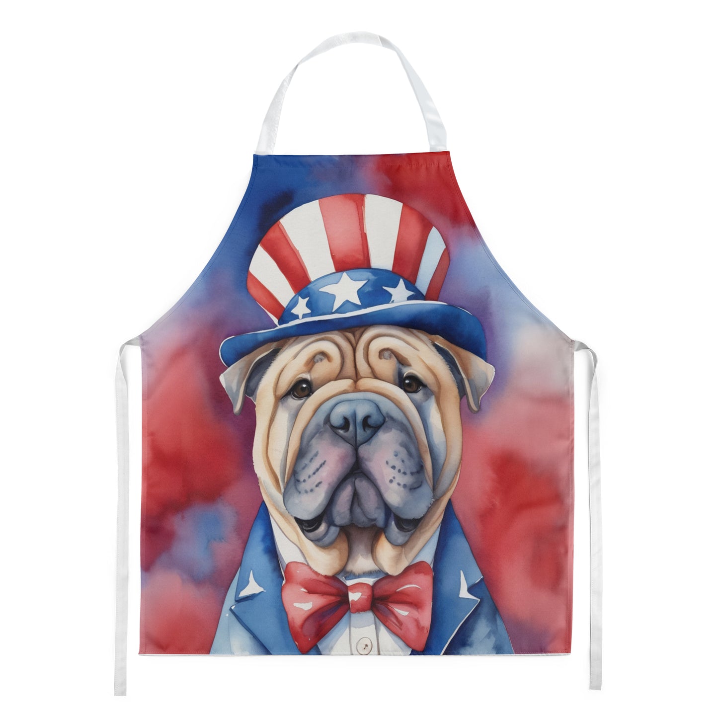 Buy this Shar Pei Patriotic American Apron