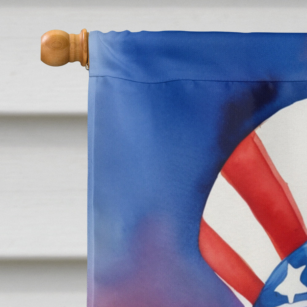 Shar Pei Patriotic American House Flag