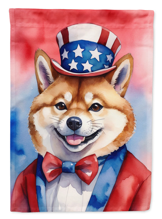 Buy this Shiba Inu Patriotic American House Flag