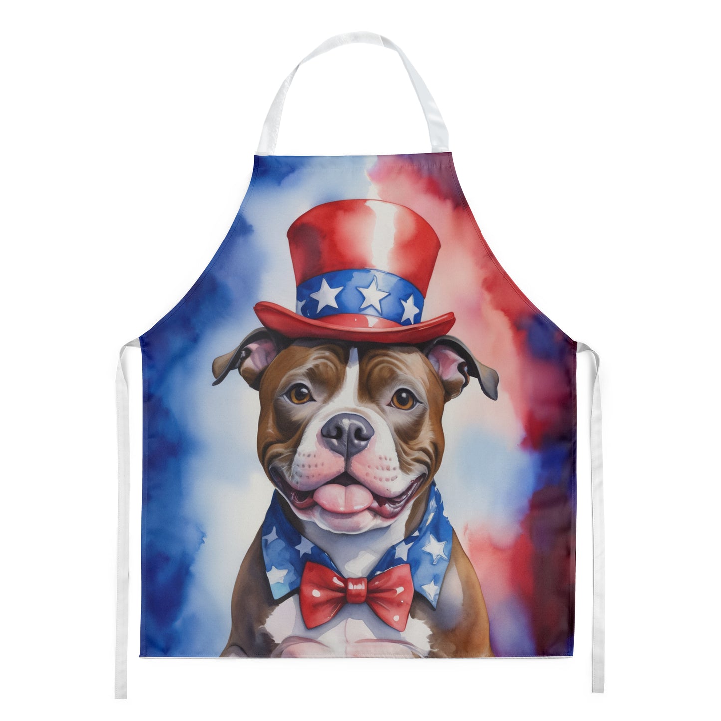 Buy this Staffordshire Bull Terrier Patriotic American Apron