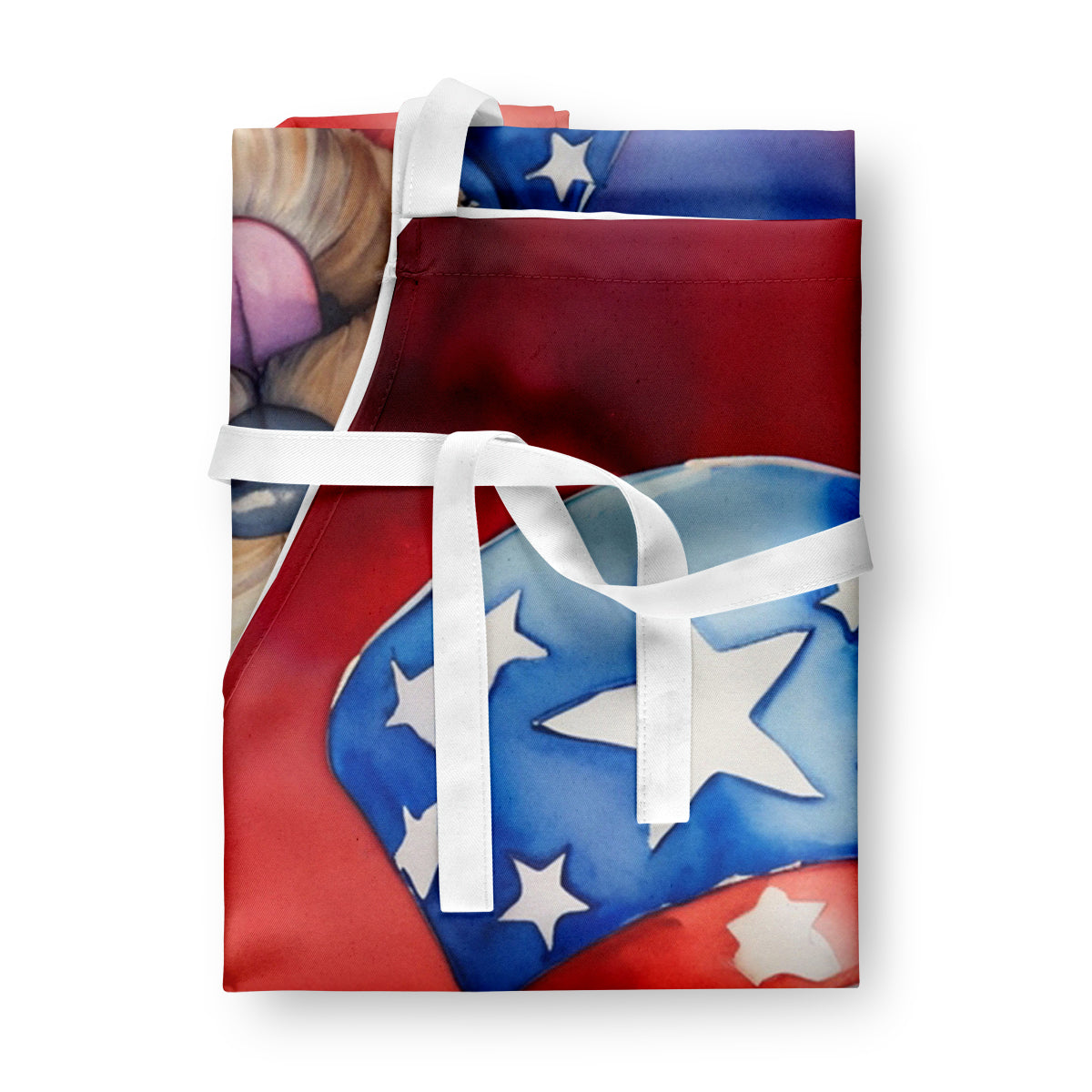 Wheaten Terrier Patriotic American Apron