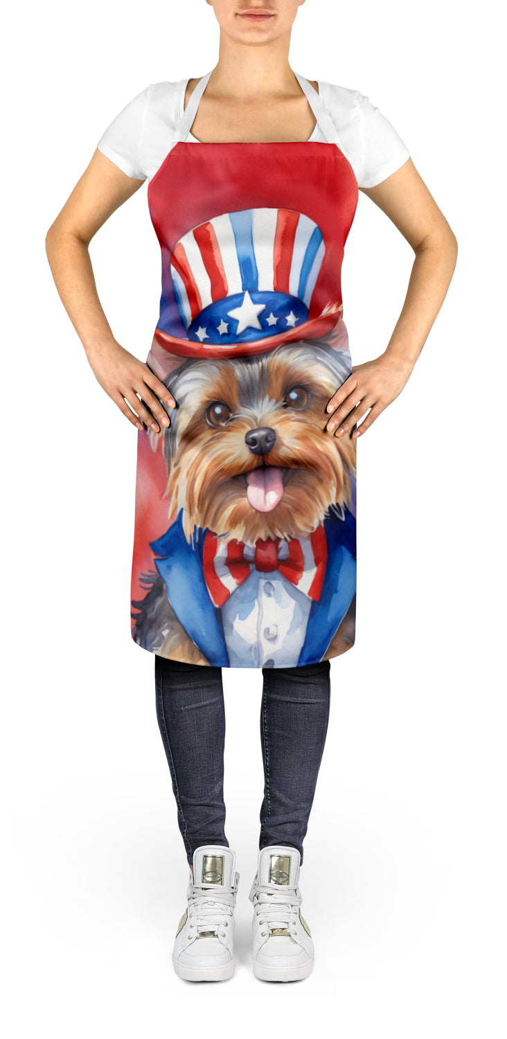 Yorkshire Terrier Patriotic American Apron