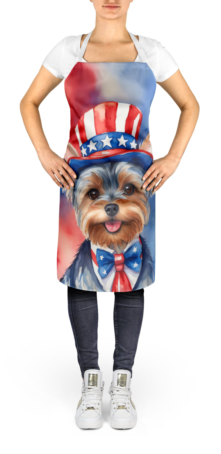 Yorkshire Terrier Patriotic American Apron