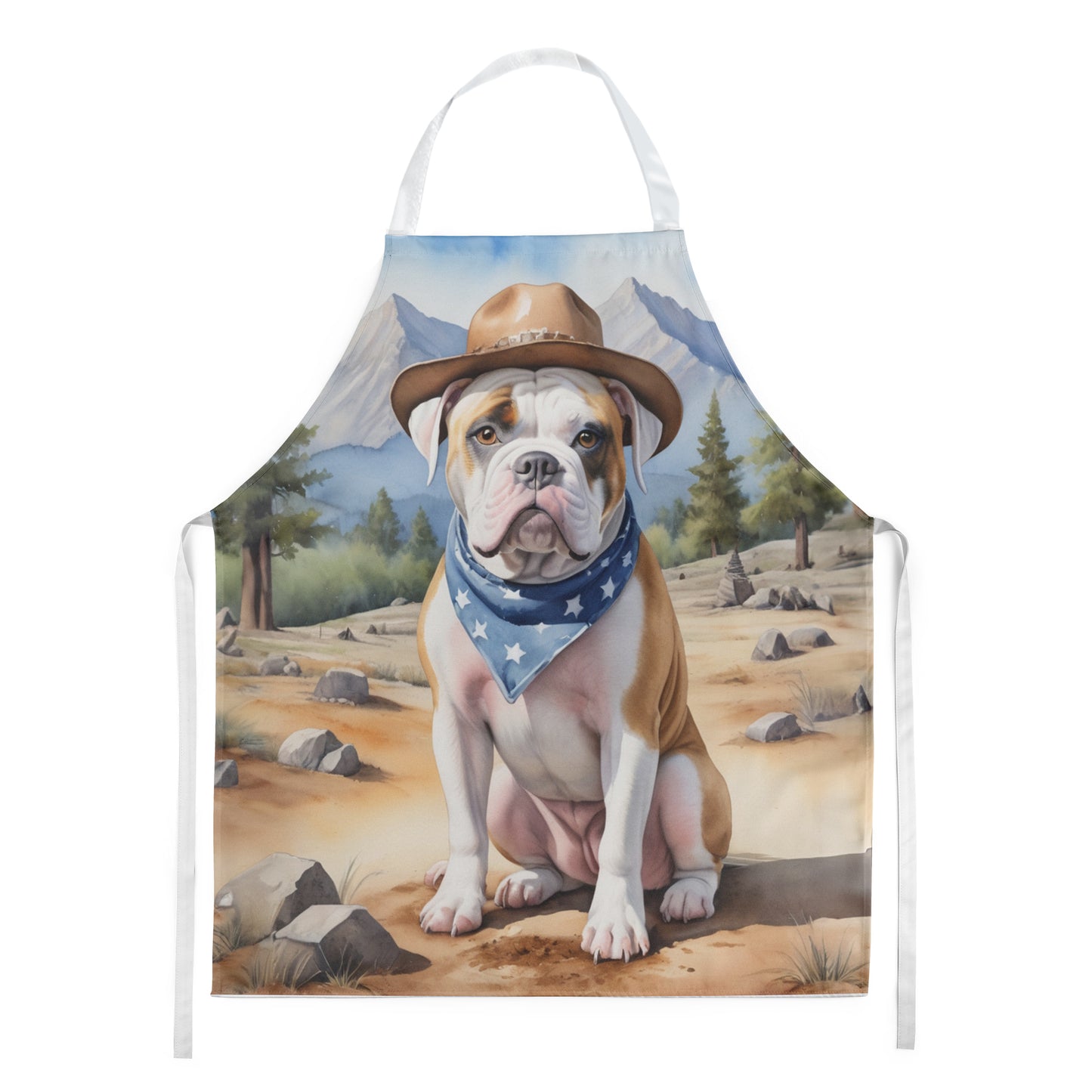 Buy this American Bulldog Cowboy Welcome Apron