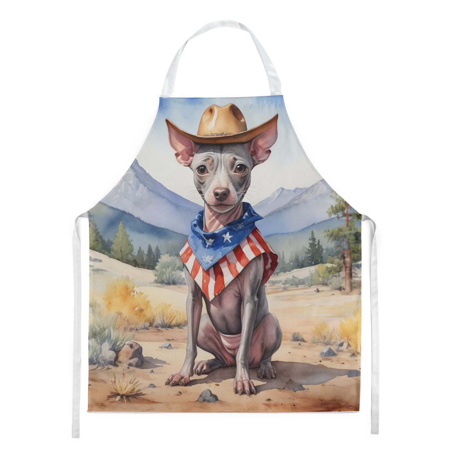 Buy this American Hairless Terrier Cowboy Welcome Apron