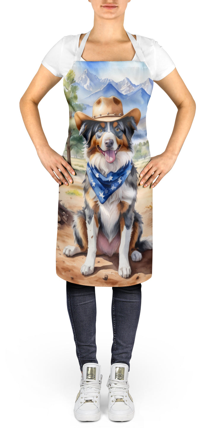 Australian Shepherd Cowboy Welcome Apron